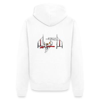 Agility 1 - Veste à capuche bio Premium Unisexe - blanc - Dos - Thijin (182cm)