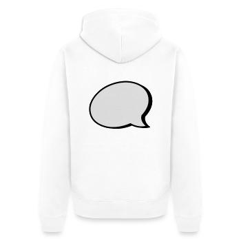 bulle - Veste à capuche bio Premium Unisexe - blanc - Dos - Thijin (182cm)