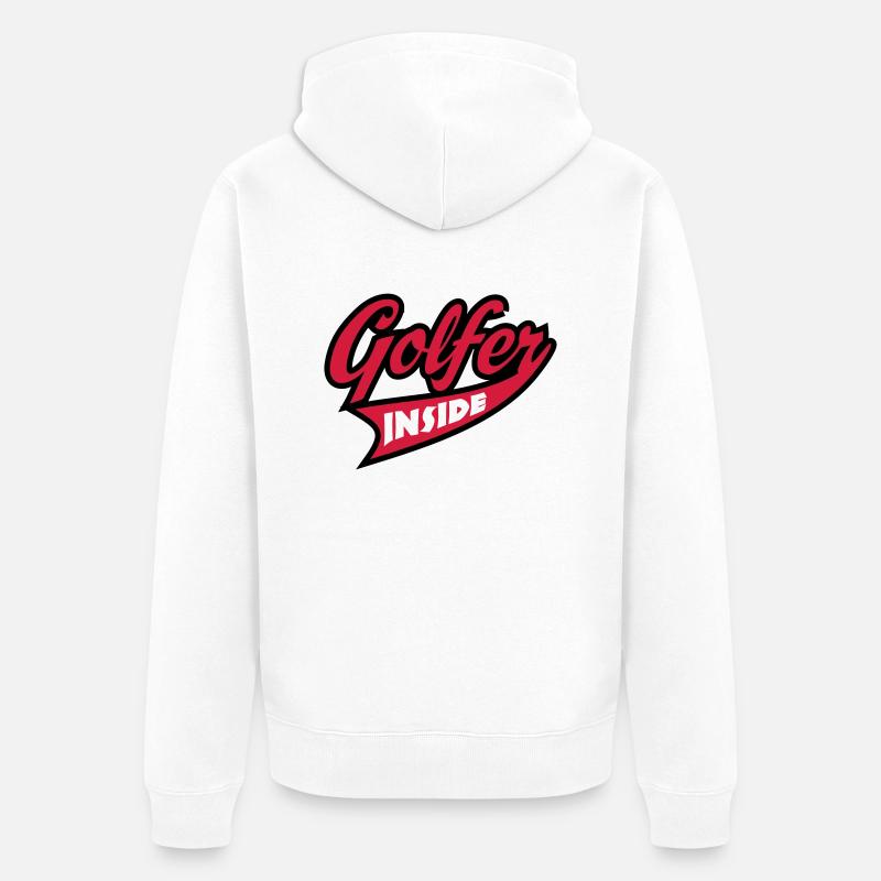 golf - Veste à capuche bio Premium Unisexe - blanc