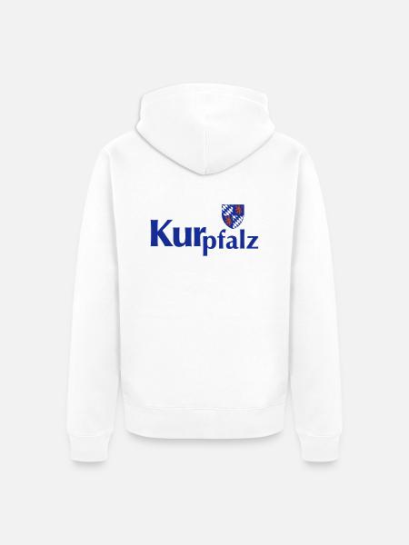 Kurpfalz-Tasche - Unisex Premium Bio Zip Hoodie - Weiß