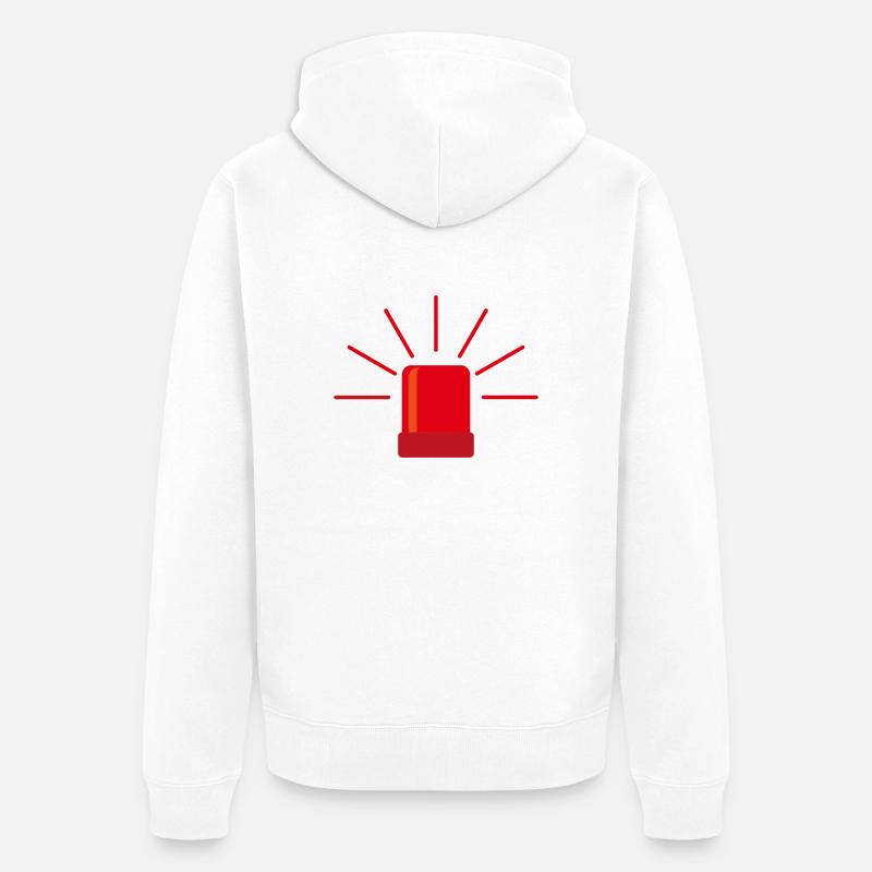 Surlonge 2 - Veste à capuche bio Premium Unisexe - blanc