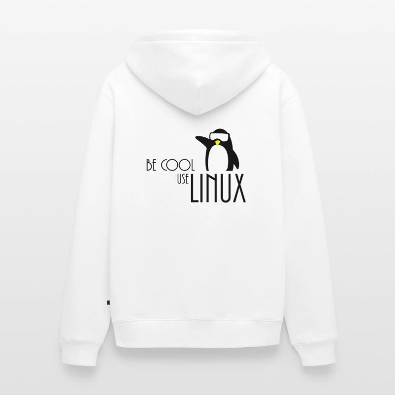 être cool utilisation linux Veste à capuche bio Premium Unisexe