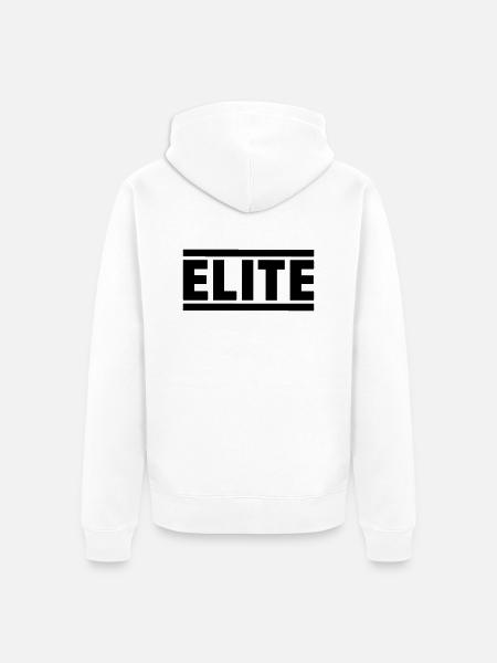 elite_f1 - Unisex Premium Organic Zip Hoodie - white