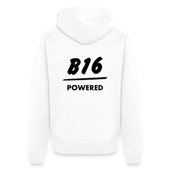 JDM T Engine powered B16 | T-shirts JDM - Unisex Premium Organic Zip Hoodie - white - Back - Thijin (182cm)