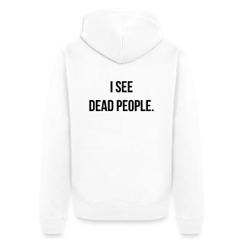 Cinéma / Citation / Série télé / Geek - Veste à capuche bio Premium Unisexe - blanc - Dos - Thijin (182cm)