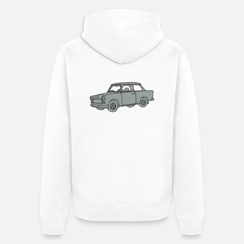 Voiture  2 - Veste à capuche bio Premium Unisexe - blanc