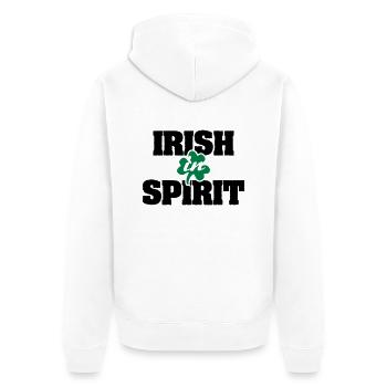 Irish In Spirit - Veste à capuche bio Premium Unisexe - blanc - Dos - Thijin (182cm)