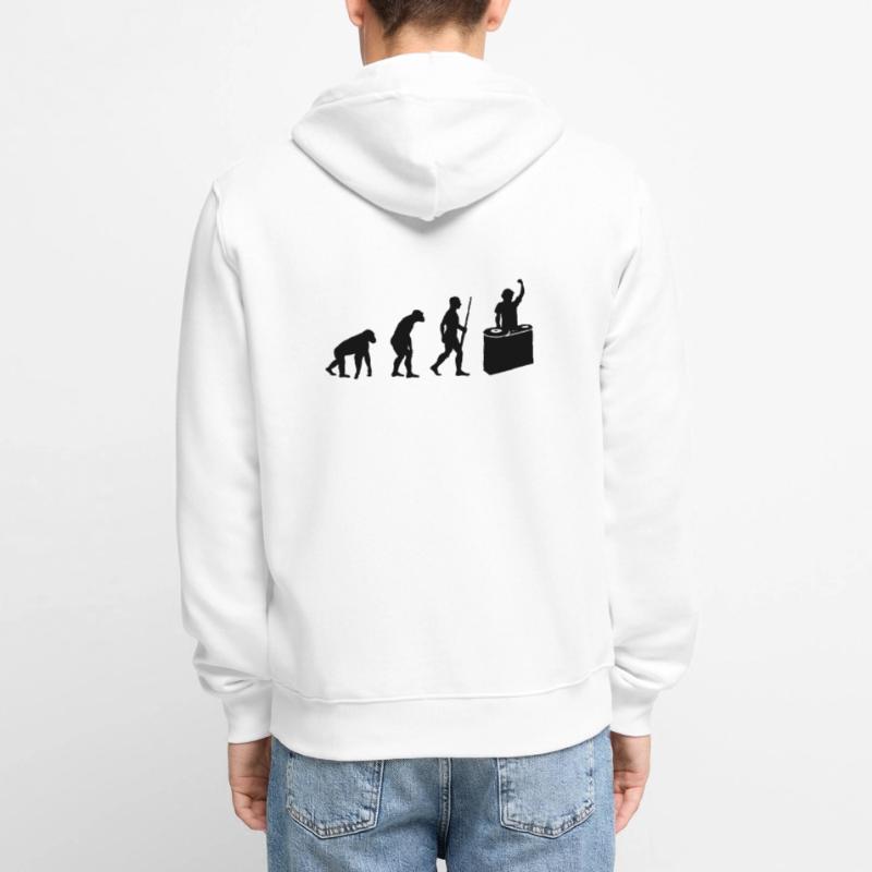 DeeJay Evolution Unisex Premium Bio Zip Hoodie