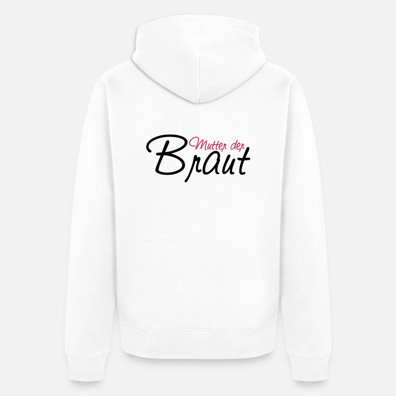 mutter_der_braut - Veste à capuche bio Premium Unisexe - blanc