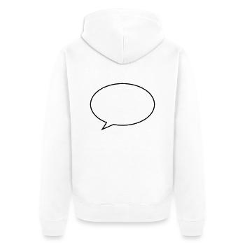 ballon - Veste à capuche bio Premium Unisexe - blanc - Dos - Thijin (182cm)