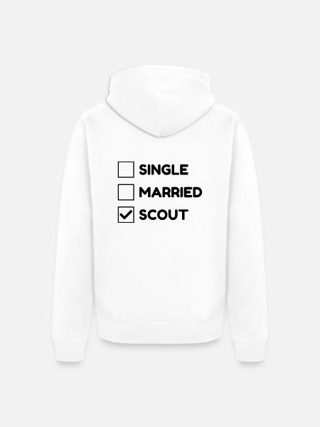 scout / scouting / scoutisme / guide - Veste à capuche bio Premium Unisexe - blanc