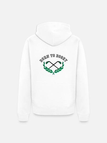 Né à Bogey - Veste à capuche bio Premium Unisexe - blanc