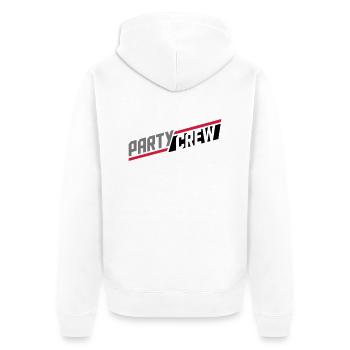 danse cool logo fête crew amis équipe crew club - Veste à capuche bio Premium Unisexe - blanc - Dos - Thijin (182cm)