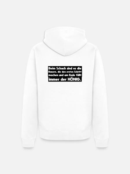 Farmer Farmer Sayings - Unisex Premium Organic Zip Hoodie - white