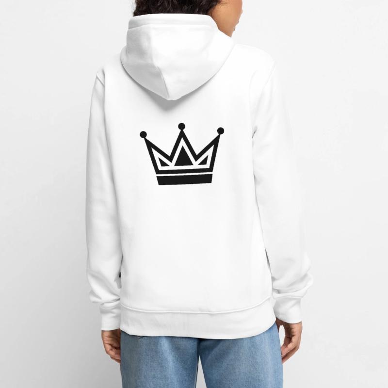 crown8 Veste à capuche bio Premium Unisexe