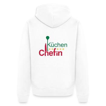 Cuisinier - Veste à capuche bio Premium Unisexe - blanc - Dos - Thijin (182cm)