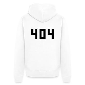 cool error 404 fehlermeldung falsch kein internet - Veste à capuche bio Premium Unisexe - blanc - Dos - Thijin (182cm)