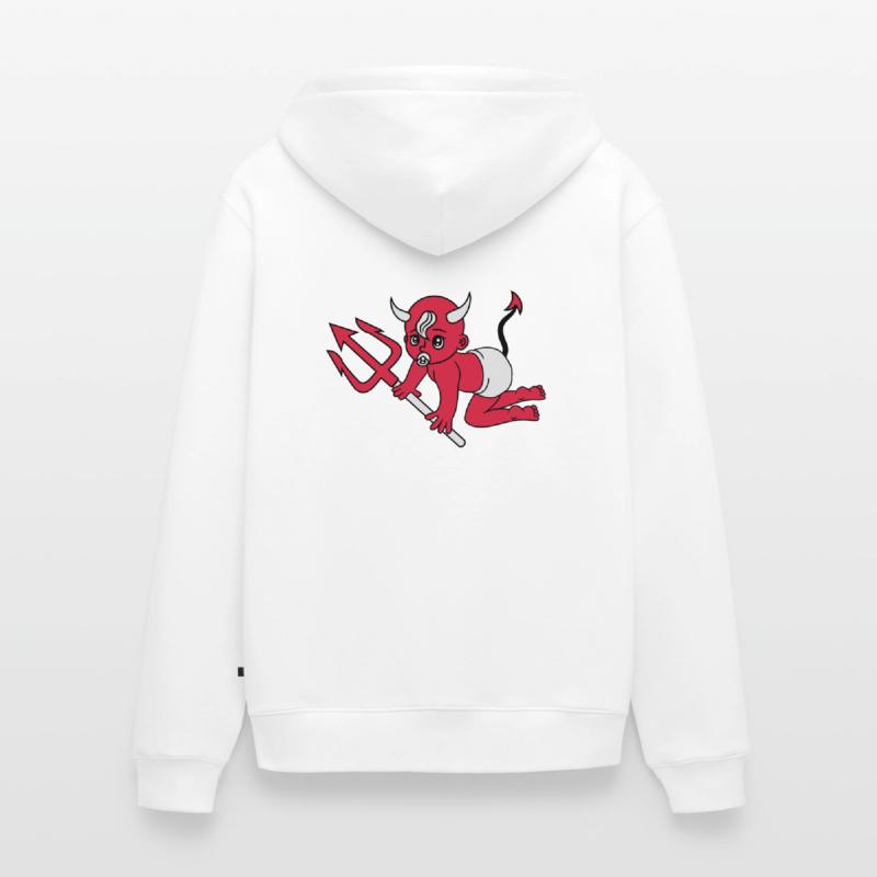 evil devil demon hell devil satan crawling pacifie Unisex Premium Organic Zip Hoodie