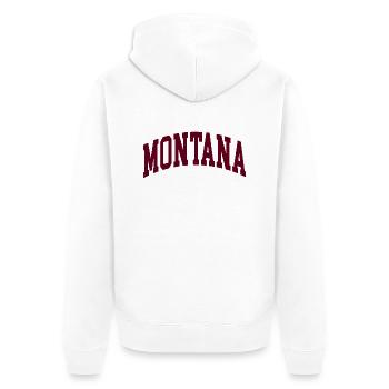 Montana - Veste à capuche bio Premium Unisexe - blanc - Dos - Thijin (182cm)