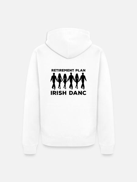Dancing Dance Music - Unisex Premium Bio Zip Hoodie - Weiß