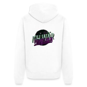 cool pfote humor geburtstagsgeschenkidee hund - Unisex Premium Bio Zip Hoodie - Weiß - Hinten - Thijin (182cm)