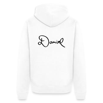 daniel_ra1 - Veste à capuche bio Premium Unisexe - blanc - Dos - Thijin (182cm)