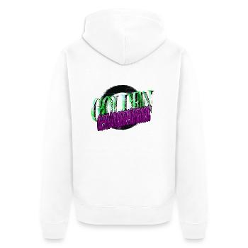Geek Bachhund Humor Bloodhound Bday Shepherd - Unisex Premium Organic Zip Hoodie - white - Back - Thijin (182cm)
