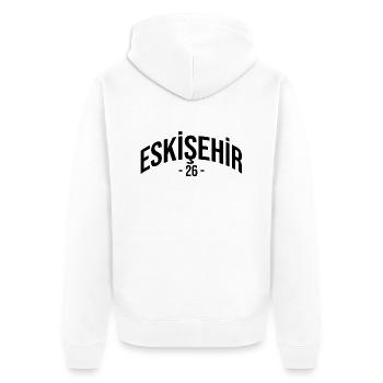 Eskisehir 26 Turquie Turquie Cadeau Vacances TR TUR - Veste à capuche bio Premium Unisexe - blanc - Dos - Thijin (182cm)