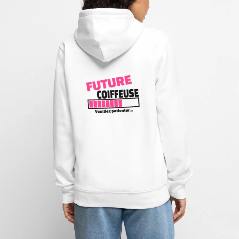 future coiffeuse Veste à capuche bio Premium Unisexe