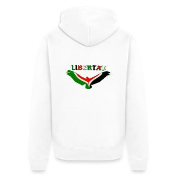 Aigle de Palestine. - Veste à capuche bio Premium Unisexe - blanc - Dos - Thijin (182cm)