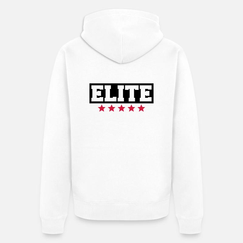 Elite - Veste à capuche bio Premium Unisexe - blanc