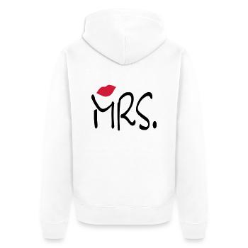 mrs_b - Veste à capuche bio Premium Unisexe - blanc - Dos - Thijin (182cm)