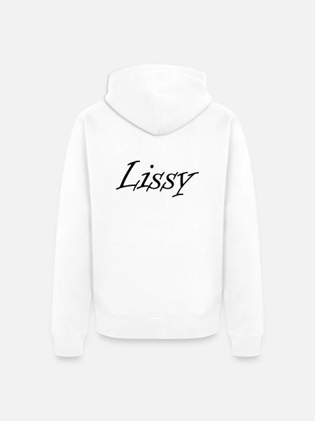 lissy - Unisex Premium Bio Zip Hoodie - Weiß