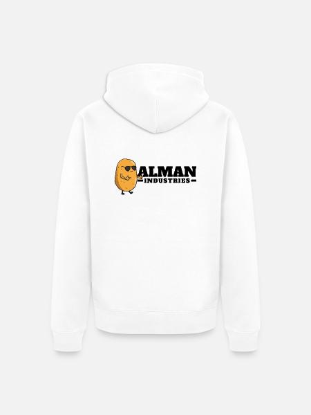 Coole Kartoffel - Unisex Premium Bio Zip Hoodie - Weiß