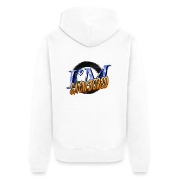 Baby Statement Bday Geek Happy Dinosaur Tshirt - Unisex Premium Organic Zip Hoodie - white - Back - Thijin (182cm)