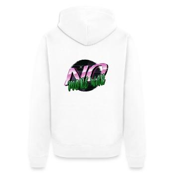 oiseau cool enfant contre-culture cadeau d’anniversaire - Veste à capuche bio Premium Unisexe - blanc - Dos - Thijin (182cm)