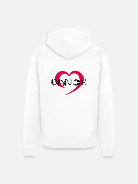 Hearty Dance - Ekologisk premiumluvjack unisex - vit