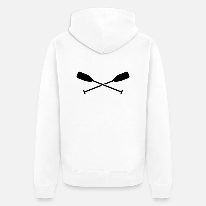 Canoing - Veste à capuche bio Premium Unisexe - blanc