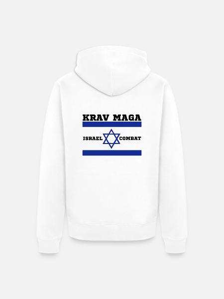 Krav Maga - Unisex Premium Organic Zip Hoodie - white
