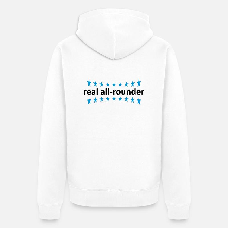 véritablement polyvalent - Veste à capuche bio Premium Unisexe - blanc