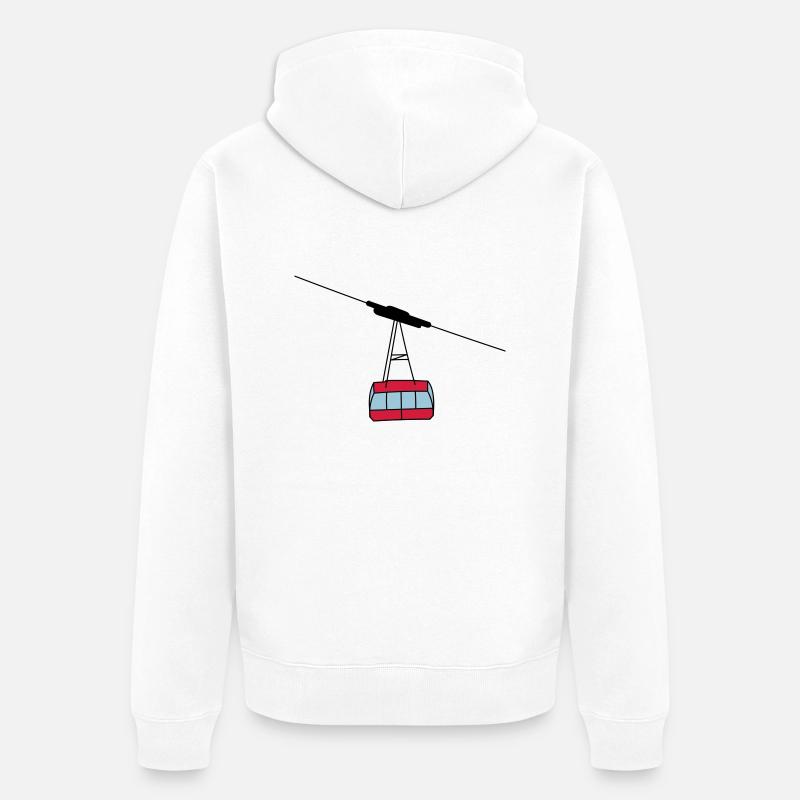 gondole - Veste à capuche bio Premium Unisexe - blanc