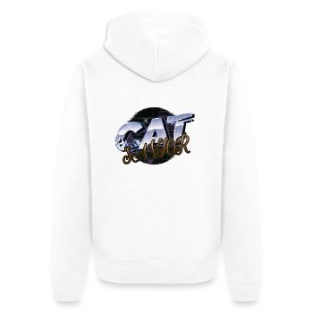 Chiens Animal Print Beagle Lovers Animal Love - Veste à capuche bio Premium Unisexe - blanc - Dos - Thijin (182cm)