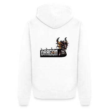 Dragon de sport de fléchettes - Veste à capuche bio Premium Unisexe - blanc - Dos - Thijin (182cm)