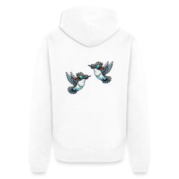 Lunettes de soleil Hummingbird 2 - Veste à capuche bio Premium Unisexe - blanc - Dos - Thijin (182cm)