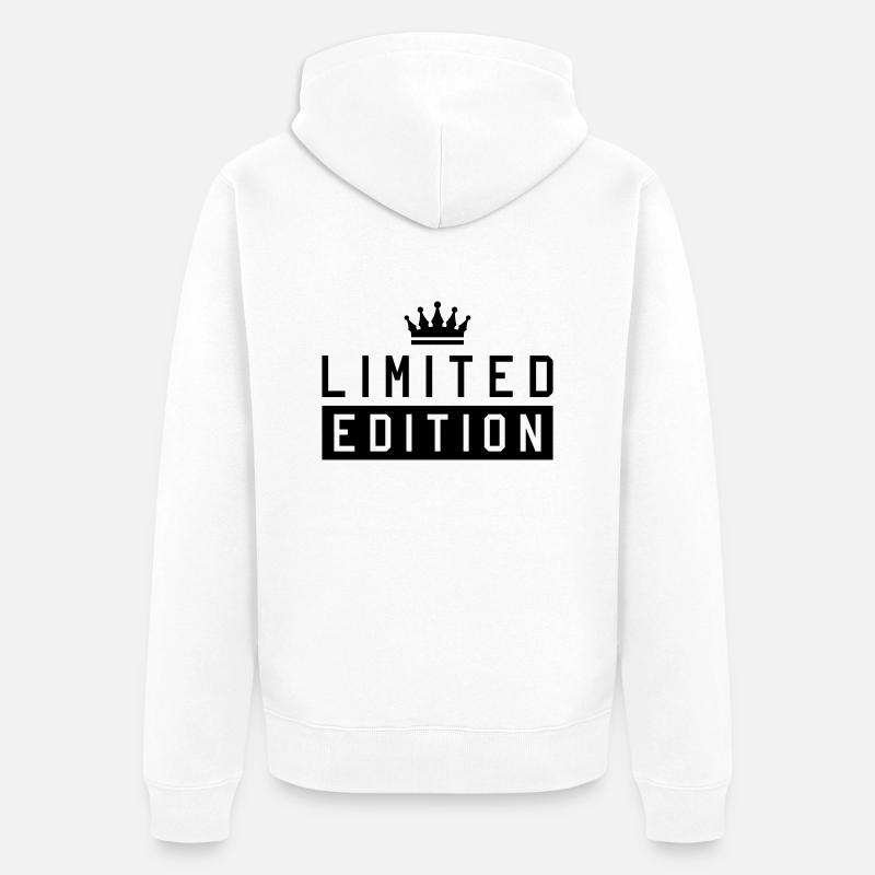 Édition limitée - Veste à capuche bio Premium Unisexe - blanc