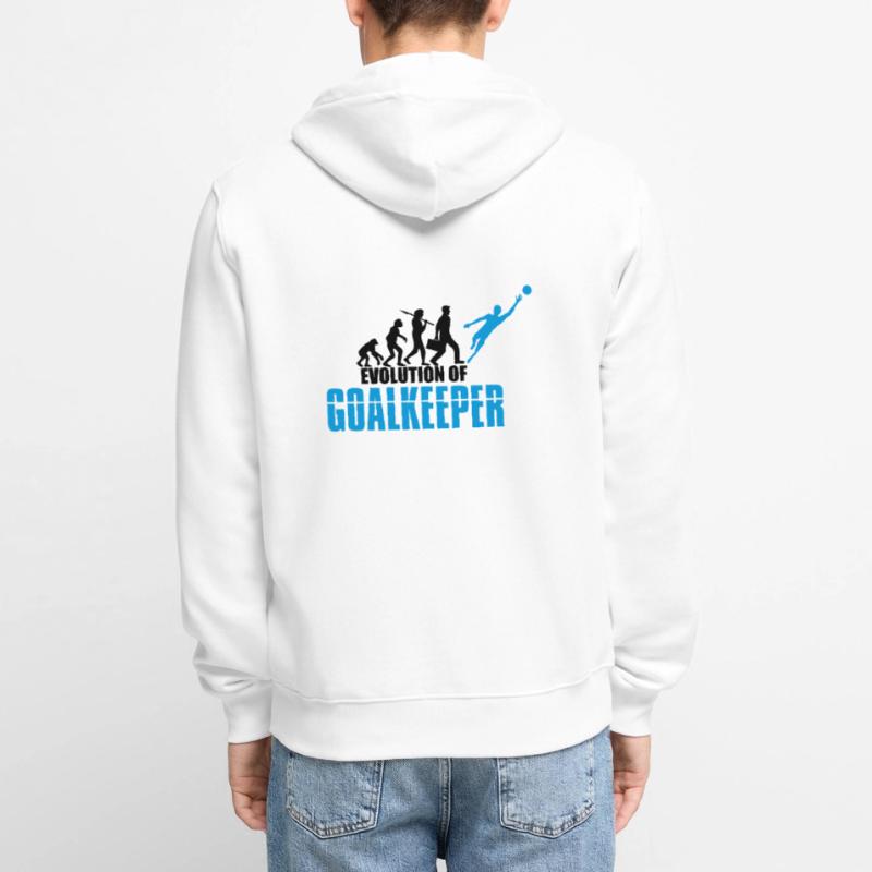 goalkeeper evolution evolution goalkeeper torhueter Unisex Premium Organic Zip Hoodie