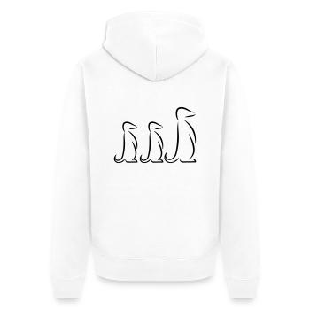 Suricate - Veste à capuche bio Premium Unisexe - blanc - Dos - Thijin (182cm)