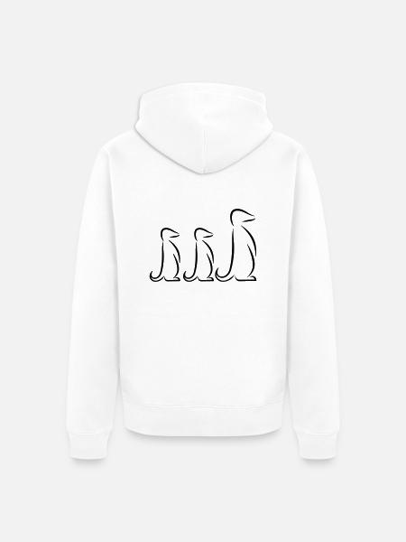Suricate - Veste à capuche bio Premium Unisexe - blanc