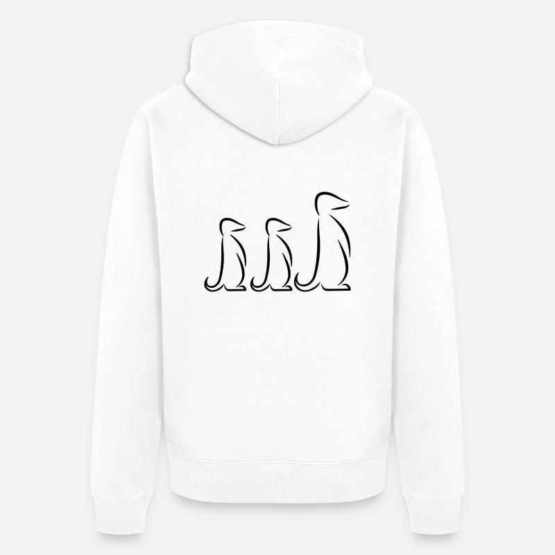 Suricate - Veste à capuche bio Premium Unisexe - blanc