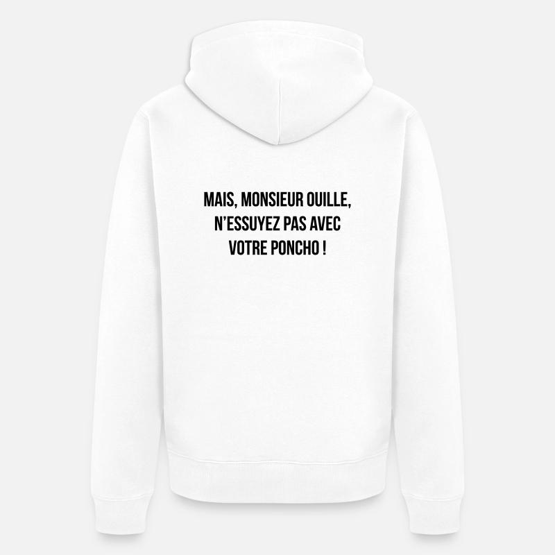 Cinéma / Citation / Série télé / Geek - Veste à capuche bio Premium Unisexe - blanc